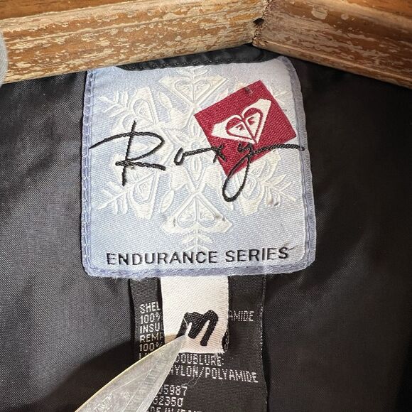 ROXY Y2K Endurance Series Snowboarding Jacket Black Pink Full Zip Women’s Size M - Picture 9 of 11